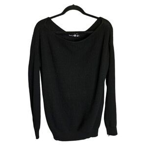 5 for $25🔥Size 18 Boohoo‎ Plus Black Knit Sweater